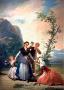Los floristas o la primavera, 1786 de Francisco de Goya