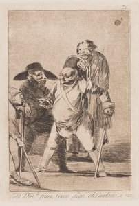 El Hábito del Mando, finales del siglo XVIII-principios del siglo XIX (impresión) de Francisco de Goya