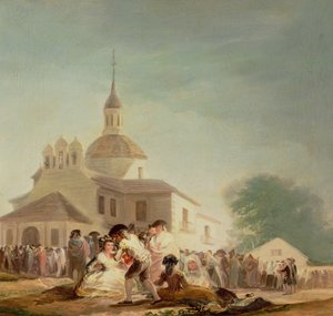 La ermita de San Isidro, Madrid, 1788