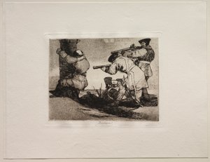 Los horrores de la guerra: ¡Bárbaros! de Francisco de Goya