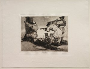 Los Horrores de la Guerra: ¡Bárbaros! de Francisco de Goya
