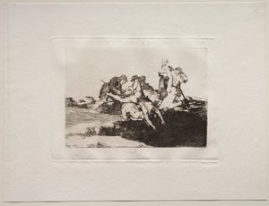 Los horrores de la guerra: Caridad, 1810 de Francisco de Goya