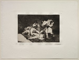 Los horrores de la guerra: Será lo mismo de Francisco de Goya