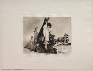 Los horrores de la guerra: Tampoco (en este caso) de Francisco de Goya