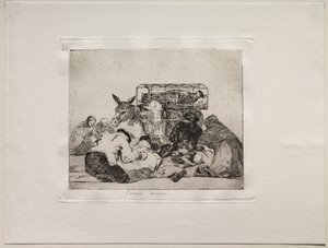 Los Horrores de la Guerra: ¡Extraña Devoción! de Francisco de Goya