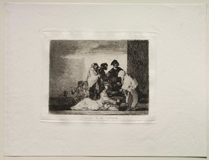 Los horrores de la guerra: Gracias al mijo de Francisco de Goya