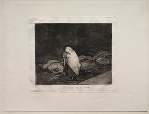 Los horrores de la guerra: Las camas de la muerte de Francisco de Goya