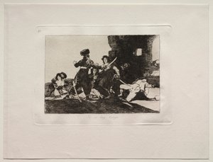 Los horrores de la guerra: No hay tiempo ahora de Francisco de Goya