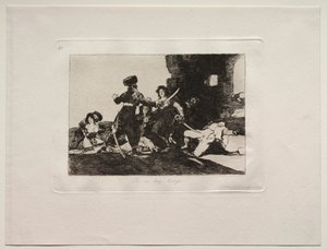Los horrores de la guerra: No hay tiempo ahora de Francisco de Goya