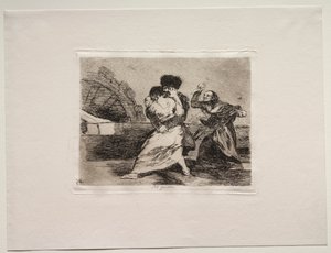 Los Horrores de la Guerra: No Les Gusta de Francisco de Goya
