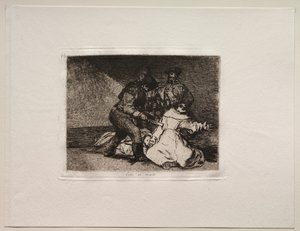 Los horrores de la guerra: Esto es malo de Francisco de Goya