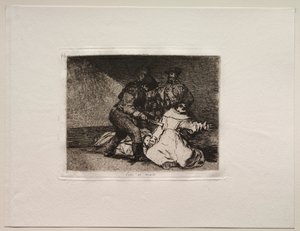 Los horrores de la guerra: Esto es malo de Francisco de Goya