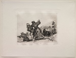 Los horrores de la guerra: Esto también de Francisco de Goya