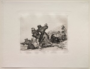 Los horrores de la guerra: Esto también de Francisco de Goya