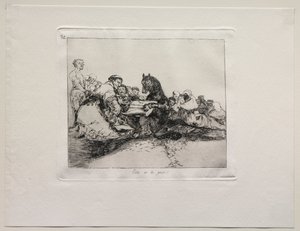 Los horrores de la guerra: ¡Esto es lo peor! de Francisco de Goya