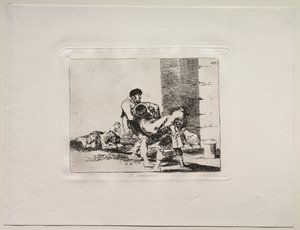 Los horrores de la guerra: Al cementerio de Francisco de Goya