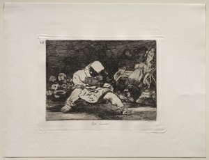 Los horrores de la guerra: ¡Qué locura! de Francisco de Goya