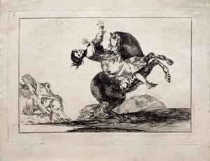 El secuestrador de caballos de la serie Los Disparates, 1815-1819