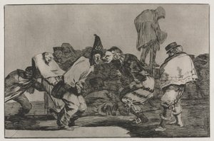 Los proverbios: La locura del carnaval, 1864 de Francisco de Goya