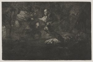 Los Proverbios: Dios los Crea y Ellos se Unen de Francisco de Goya