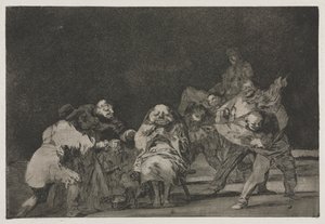Los proverbios: Lealtad, 1864 de Francisco de Goya