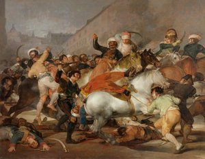 El 2 de mayo de 1808 o La carga de los mamelucos, 1814 (post-restauración)