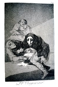 El avergonzado, 1799 de Francisco de Goya