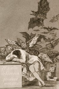 El Sueño de la Razón Produce Monstruos de Francisco de Goya
