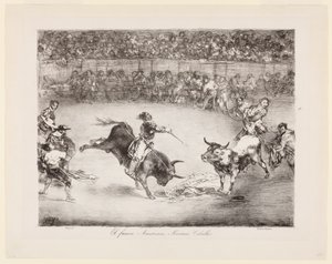 El famoso americano, Mariano Ceballos: Los toros de Burdeos de Francisco de Goya