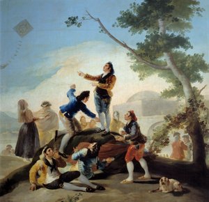 El ciervo volador. Pintura de Francisco de Goya (1746-1828)
