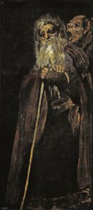 Dos Hombres Viejos Dos Monjes