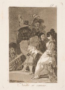 No nos conocemos de Francisco de Goya