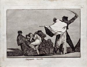 Follia Bien Conocida de la serie Los Disparates de Francisco de Goya