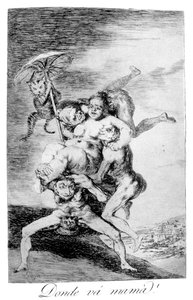 ¿A dónde va mamá? de Francisco de Goya