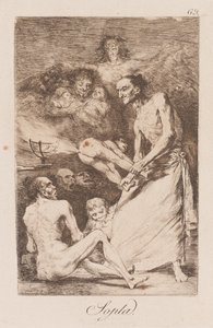 Viento, finales del siglo XVIII-principios del XIX de Francisco de Goya