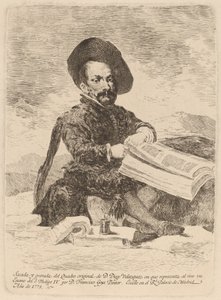 Un enano de Francisco de Goya after Diego Velázquez