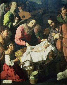 Adoración de los pastores de Francisco de Zurbaran