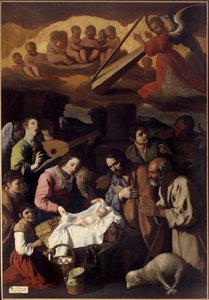 Adoración de los pastores de Francisco de Zurbaran