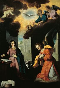 Anunciación de Francisco de Zurbaran