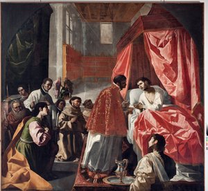 Última comunión de San Buenaventura de Francisco de Zurbaran
