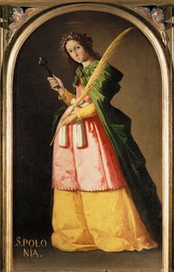 Santa Apolonia ... de Francisco de Zurbaran