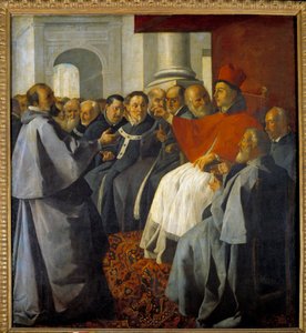 San Buenaventura (San Bonaventura da Bagnoregio) (1221-1274) en el Concilio de Lyon en 1274