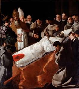 El cuerpo de San Buenaventura en estado de Francisco de Zurbaran