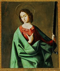Santa Eufemia ... (pintura sobre lienzo) de Francisco de Zurbaran
