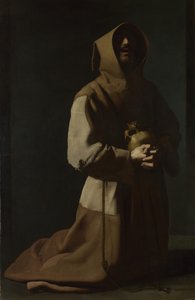 San Francisco en Meditación, 1635-1640 de Francisco de Zurbaran