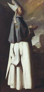San Hugo de Grenoble (Hugues de Chateauneuf) (óleo sobre lienzo)