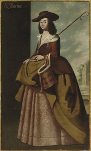 Santa Margarita de Antioquía, 1656 de Francisco de Zurbaran