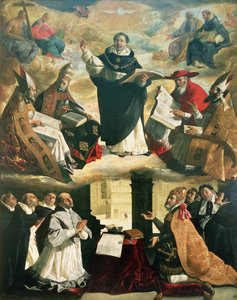 La Apoteosis de Santo Tomás de Aquino de Francisco de Zurbaran