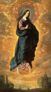 La Inmaculada Concepción (óleo sobre lienzo) de Francisco de Zurbaran
