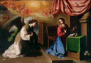 Anunciación de Francisco de Zurbaran